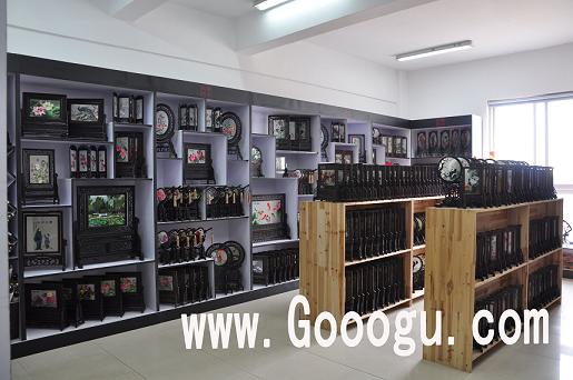 嬌古蘇繡展廳，嬌古蘇繡雙面繡展示廳，刺繡展廳設(shè)計