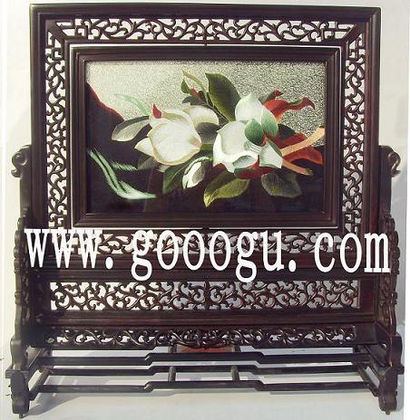 花卉蘇繡題材欣賞，手工刺繡精品欣賞，雙面繡精品圖案
