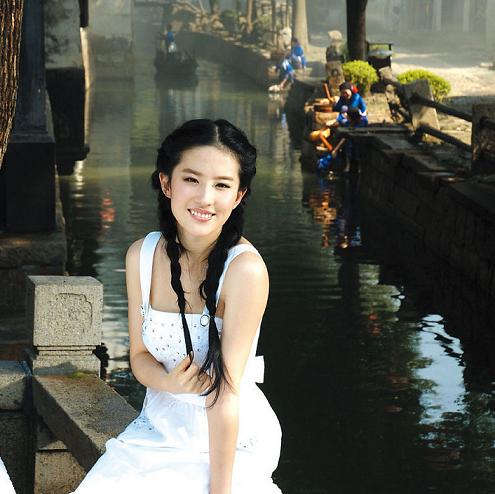 劉亦菲，明星，太湖，旅游，蘇繡
