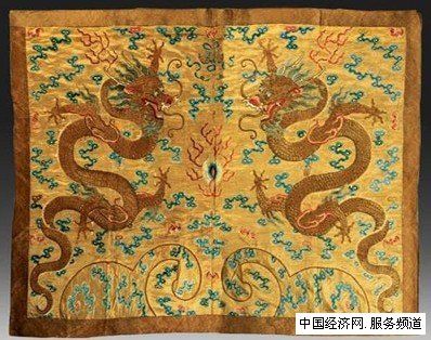 龍袍刺繡，蘇繡龍袍畫，蘇繡精品，蘇繡收藏品，嬌古蘇繡